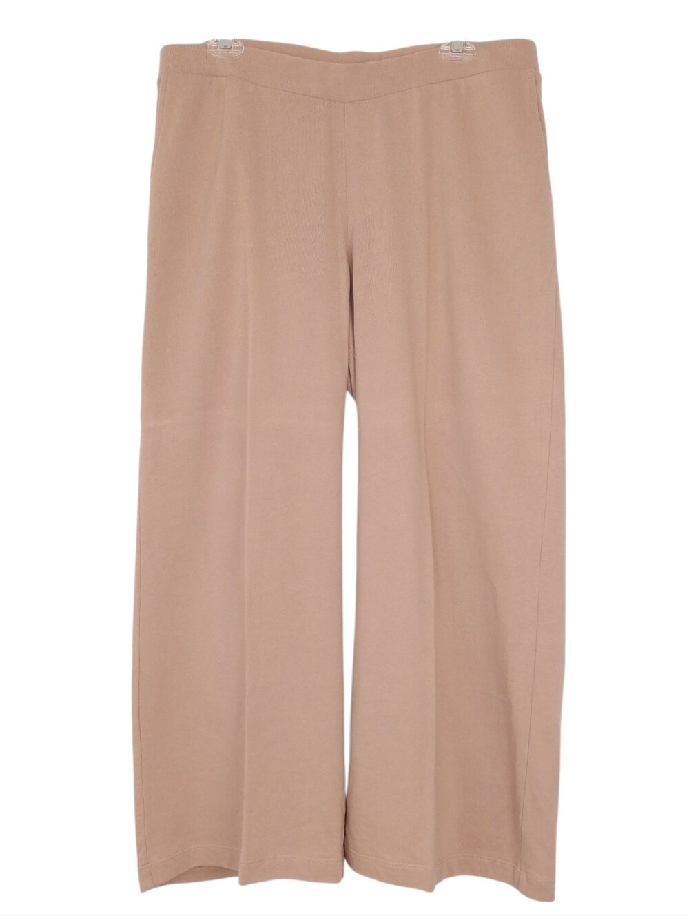 J. Jill Pure French Terry Pull On Pants crop organic cotton wide leg loungewear